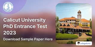 Calicut University PhD Entrance Test 2023 To be Held on December 2; Download Sample Question Paper Here
